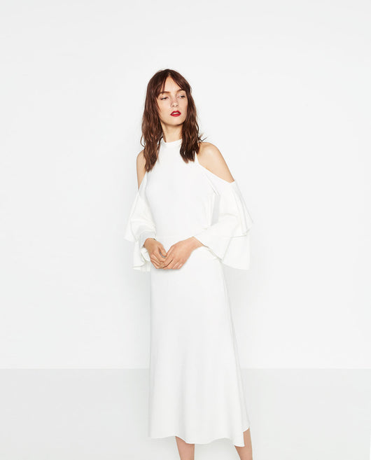 STUDIO OFF-THE-SHOULDER DRESS