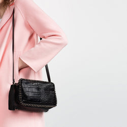 MINI CHAIN MESSENGER BAG