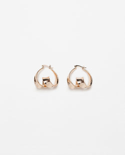 TWISTED HOOP EARRINGS