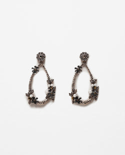 TEARDROP GEM EARRINGS