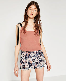 PRINTED SKORT