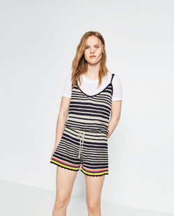 SHORT CROCHET JUMPSUIT